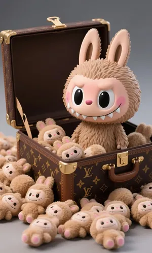 Pop Mart Labubu Figure - Cute and Furry Collectible Toy